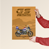 BMW R1250 GS Adventure – Desert Rally Poster